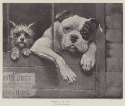 Gevangenen aan de bar door James Yates Carrington